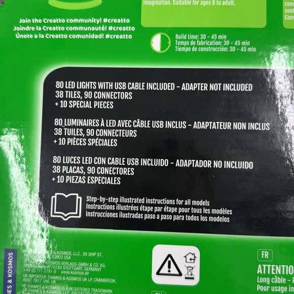 Creatto Light-Up 3D Puzzle - Dragon and Flying Friends NEW - Picture 11 of 16